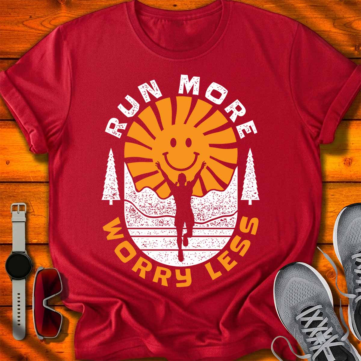 Run More Worry Less II T-Shirt DC UF