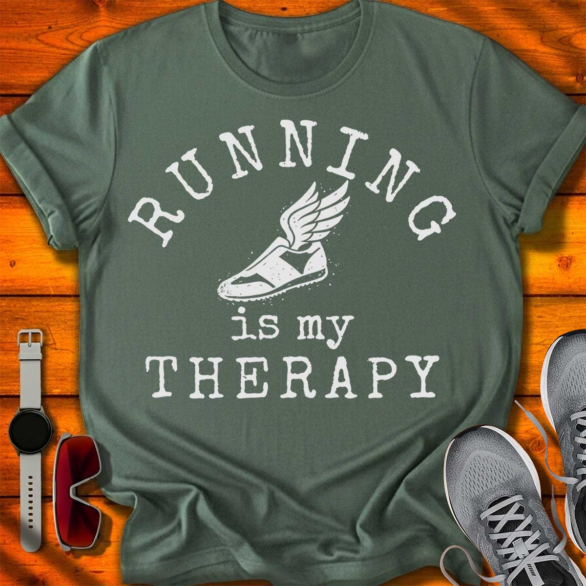 Running is my Therapy II T-Shirt DC UF