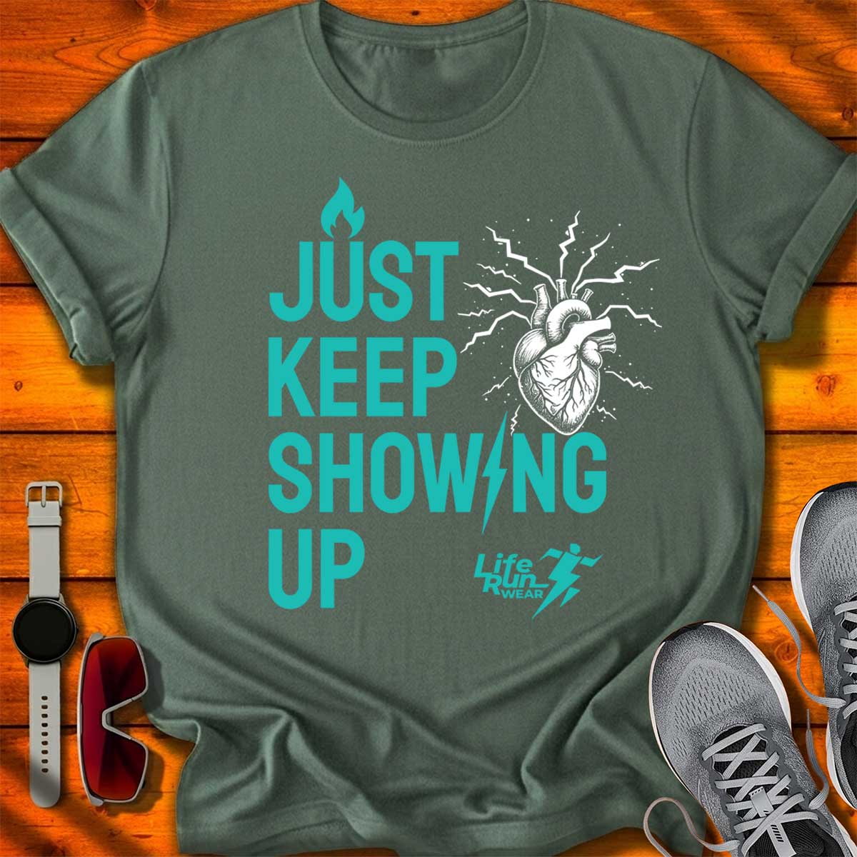 Just Keep Showing Up T-Shirt DC UF