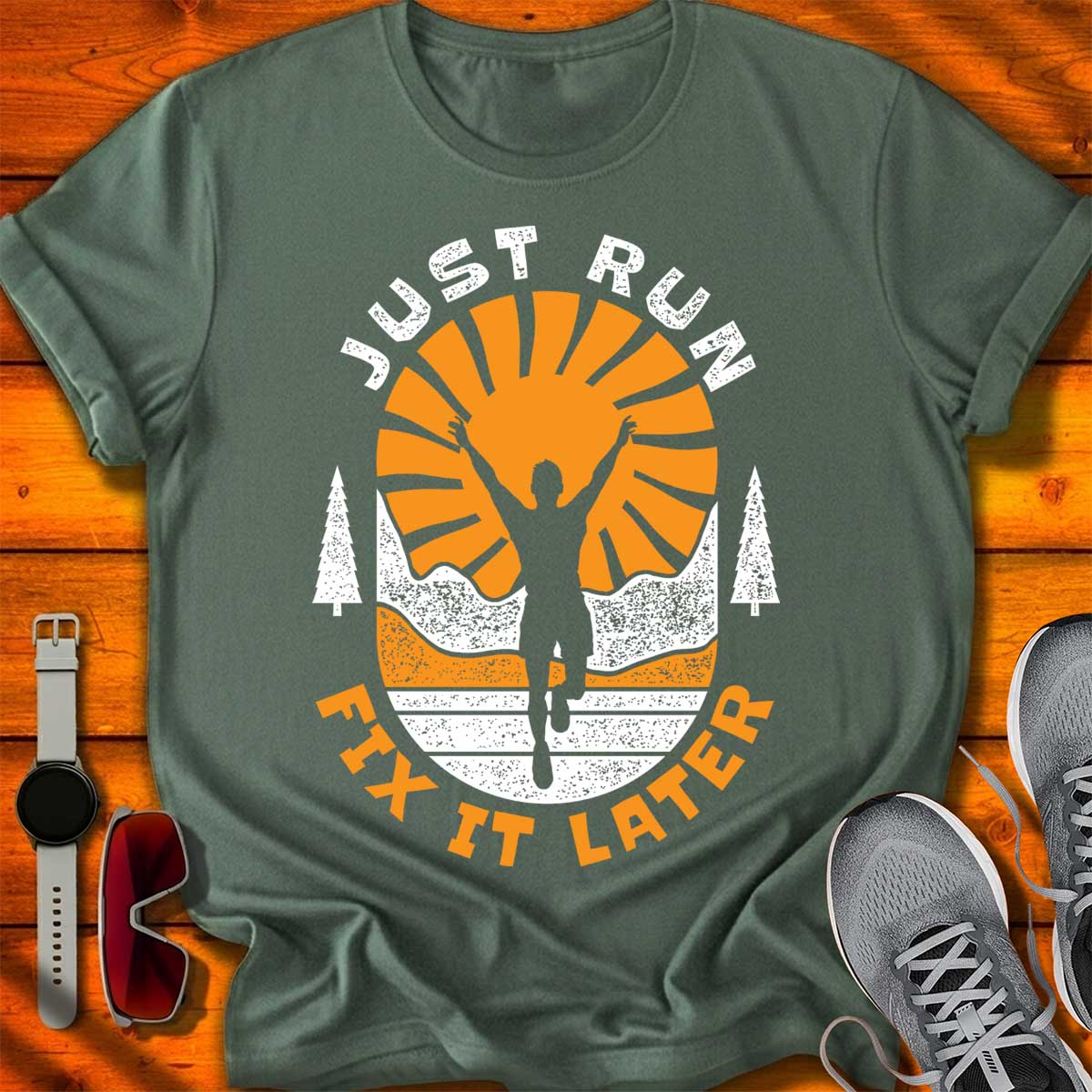 Just Run Fix It Later T-Shirt DC UF