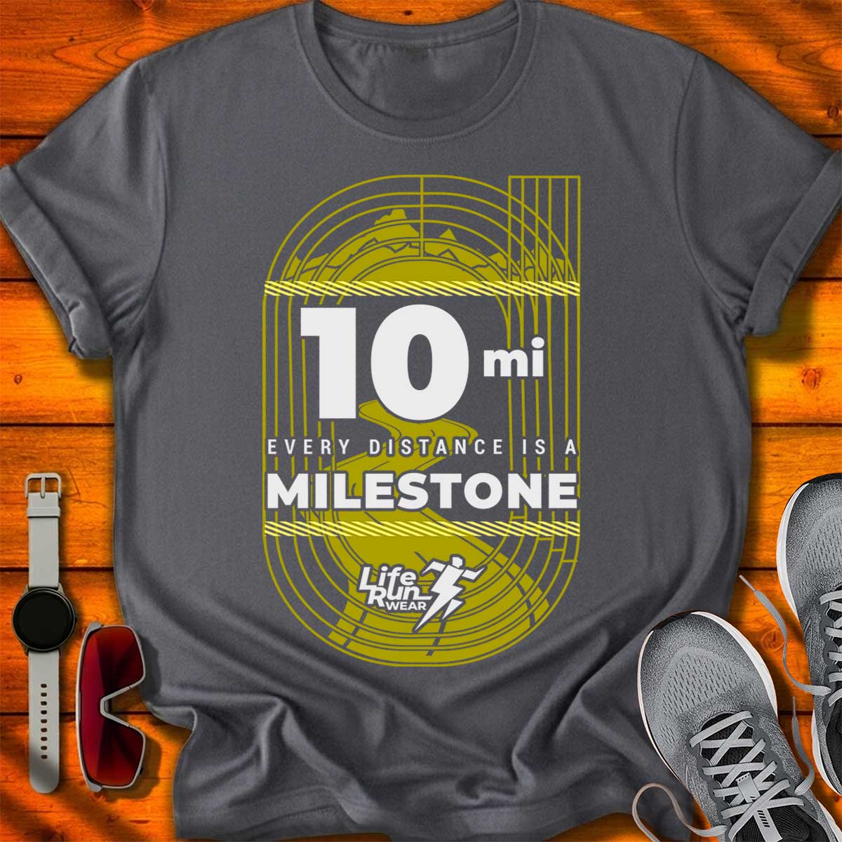 10 mi Milestone T-Shirt DC UF