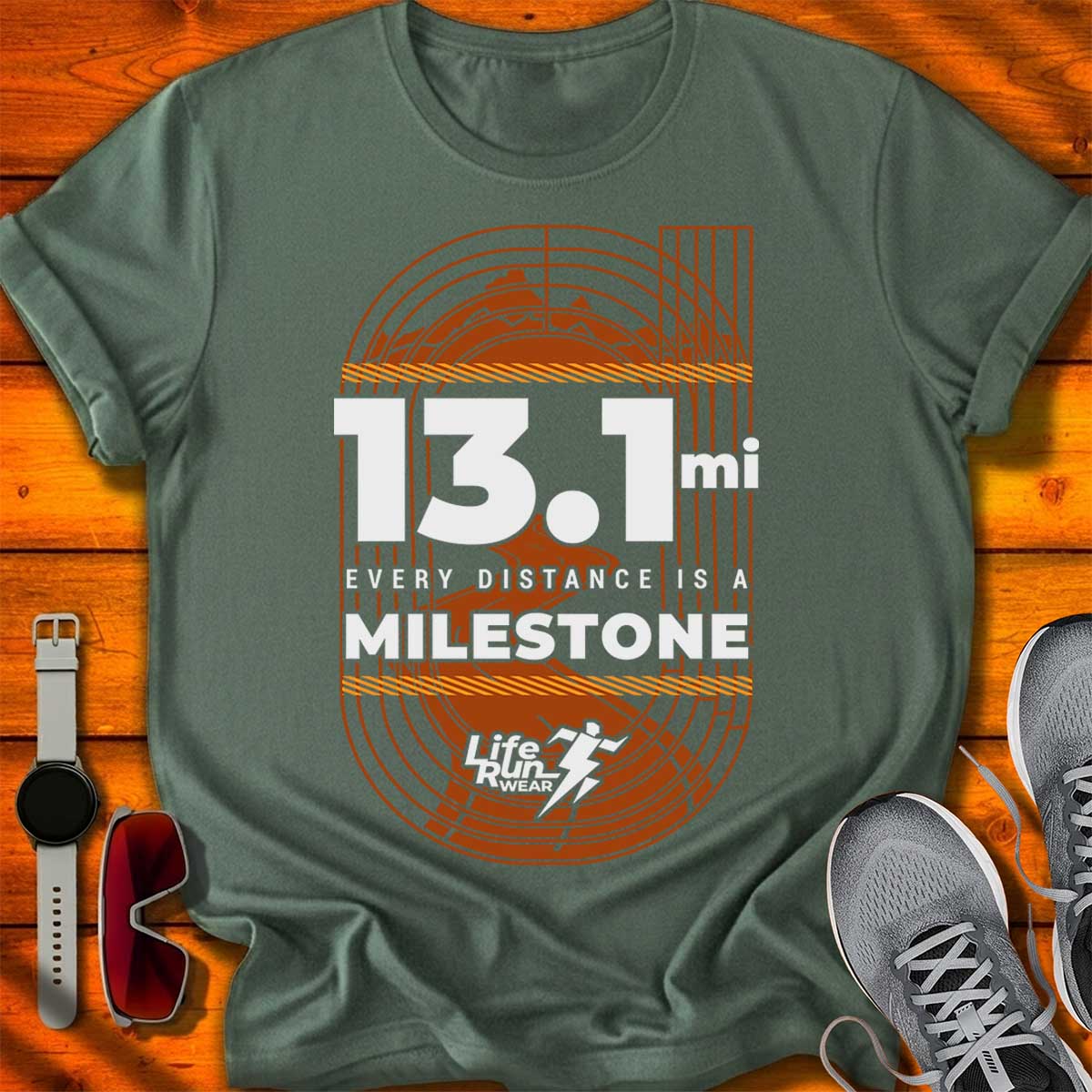 13.1 mi Milestone T-Shirt DC UF