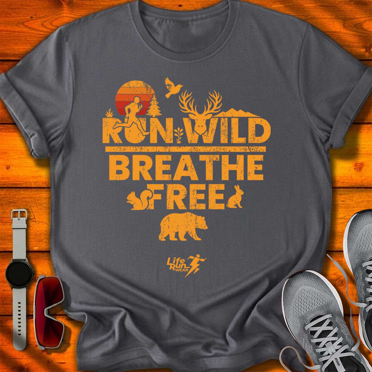 Run Wild Breathe Free T-Shirt DC UF