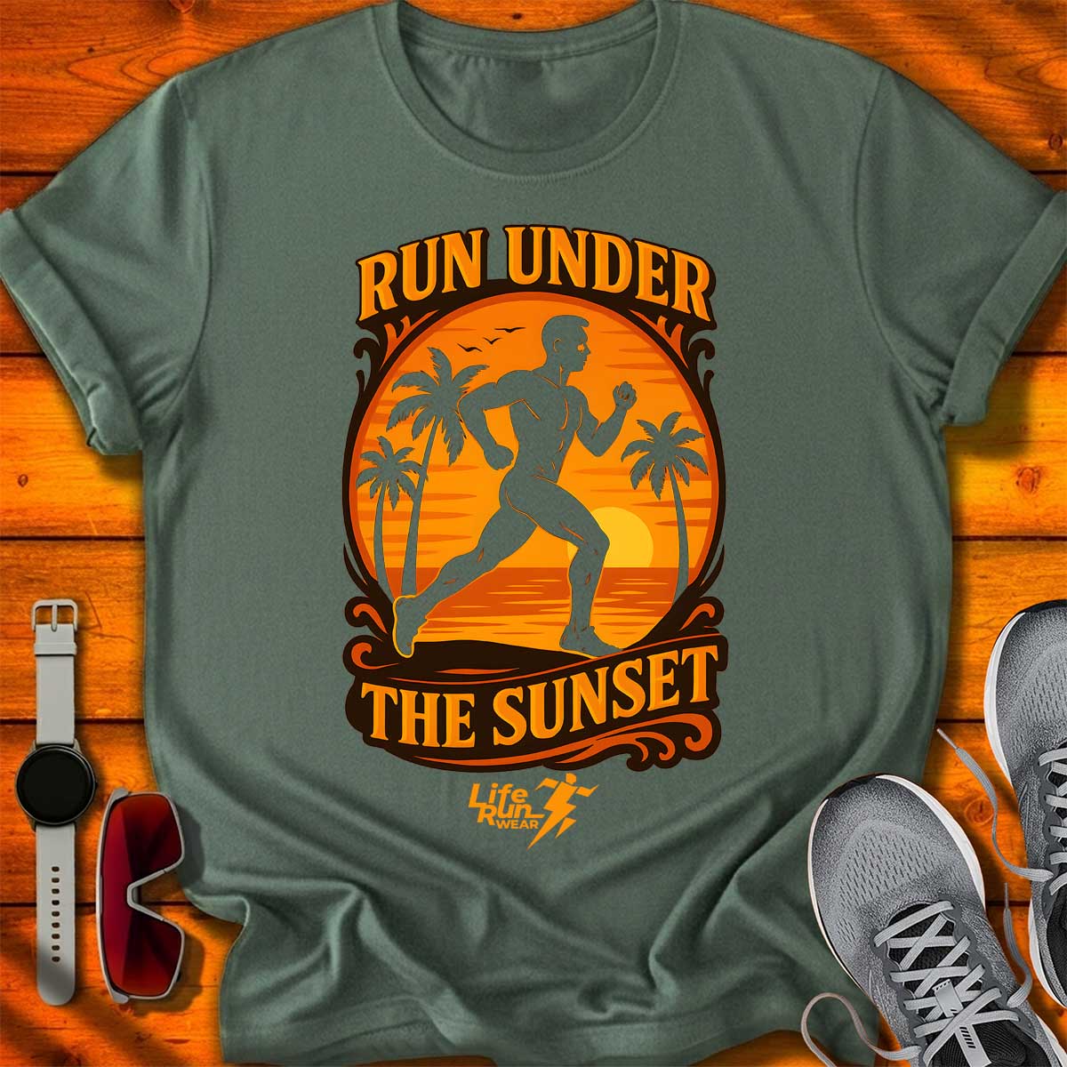 Run Under the Sunset T-Shirt DC UF