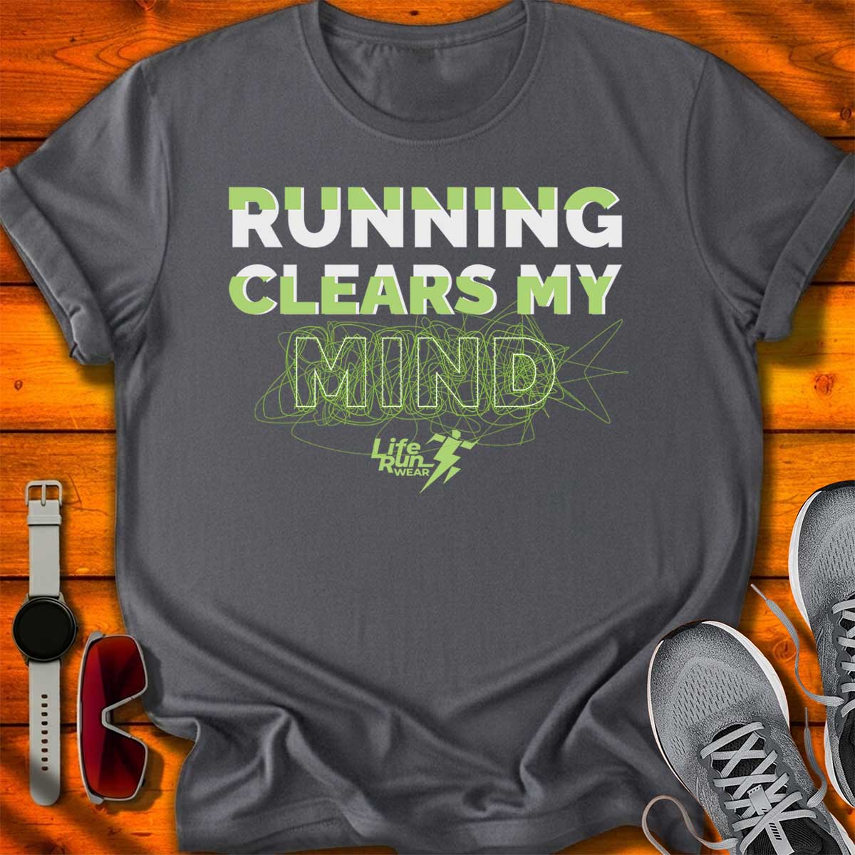 Running Clears my Mind T-Shirt DC UF