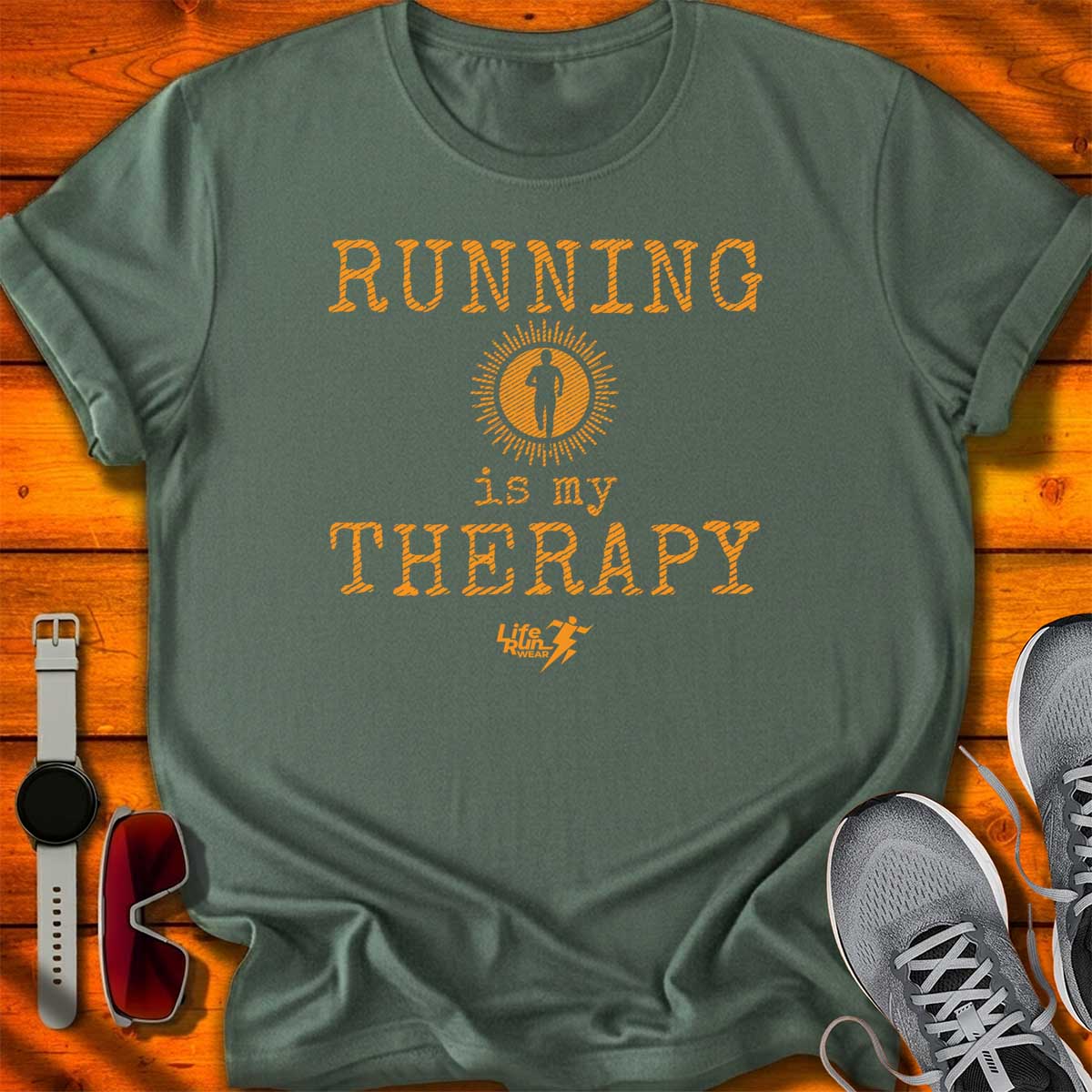 Running is my Therapy - Sun Run T-Shirt DC UF