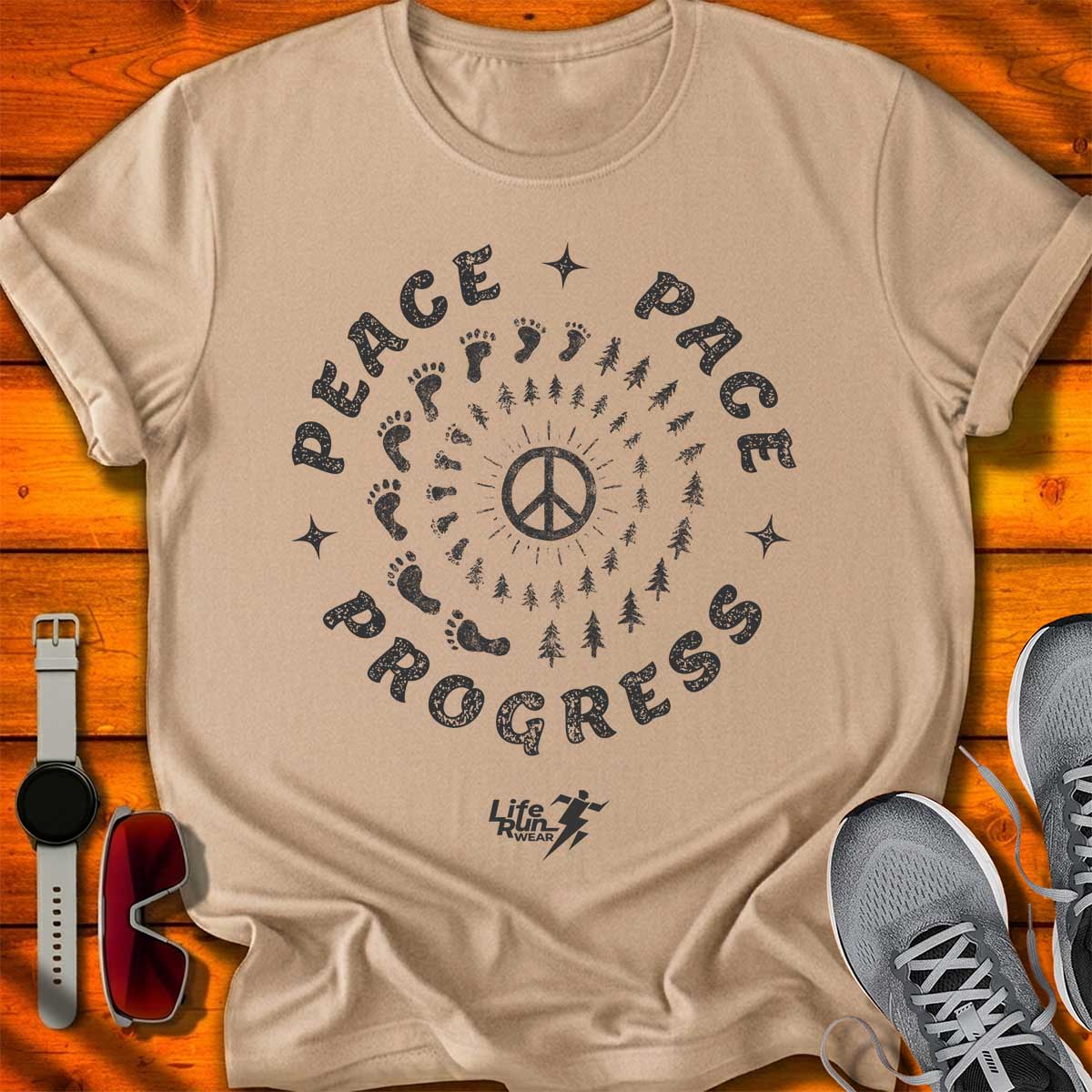 Peace Pace Progress T-Shirt LC UF