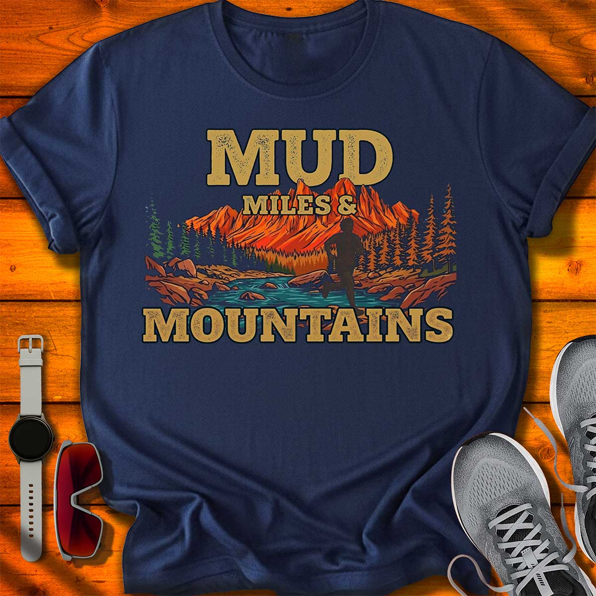 Mud Miles & Mountains T-Shirt DC UF