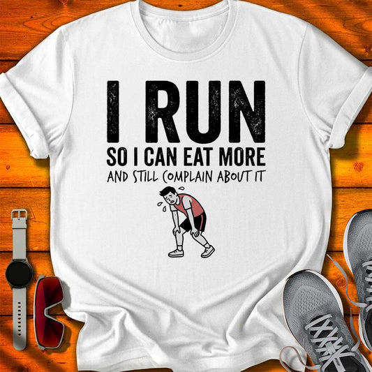 I Run so I can Eat More - M T-Shirt LC UF