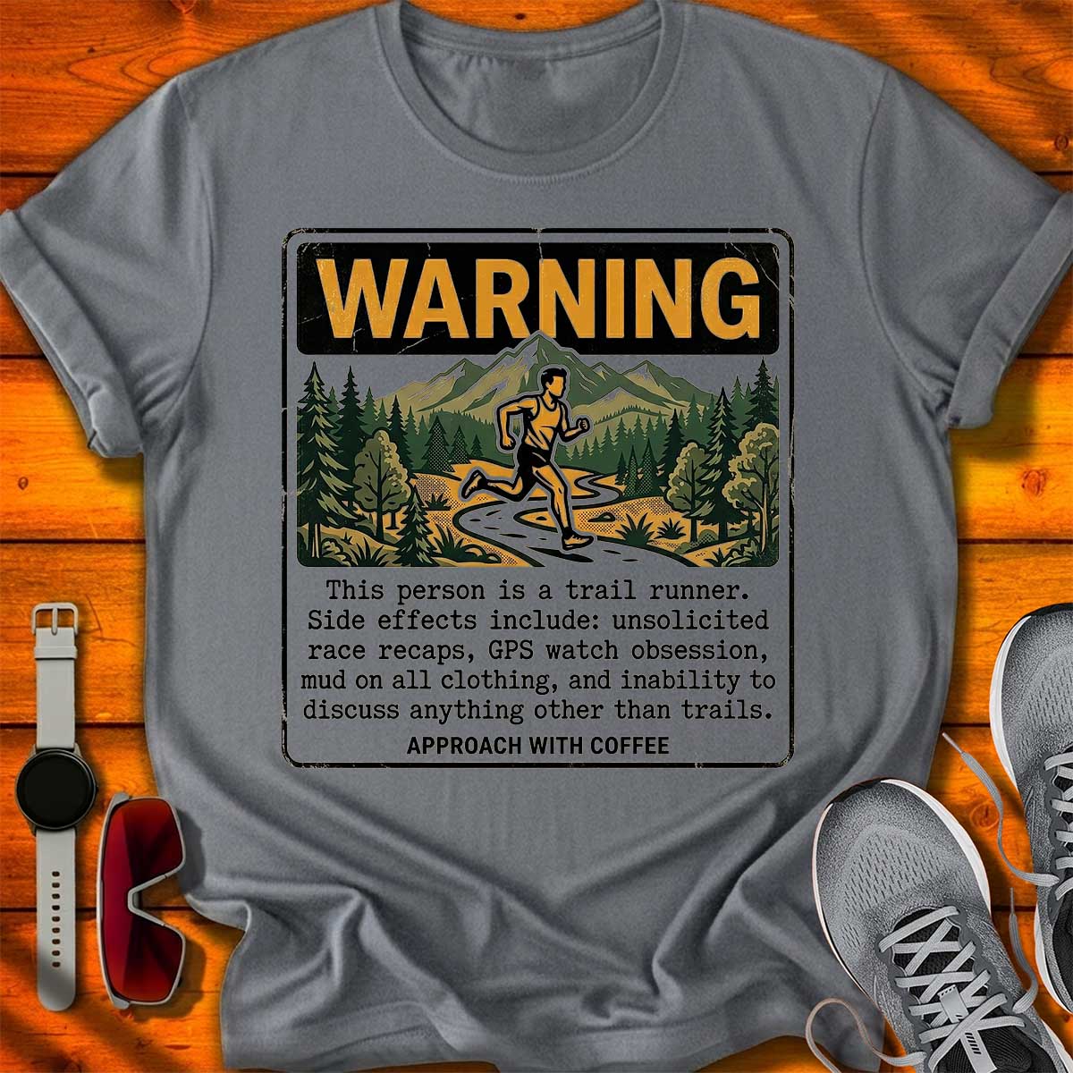 Warning: Trail Runner T-Shirt LC UF