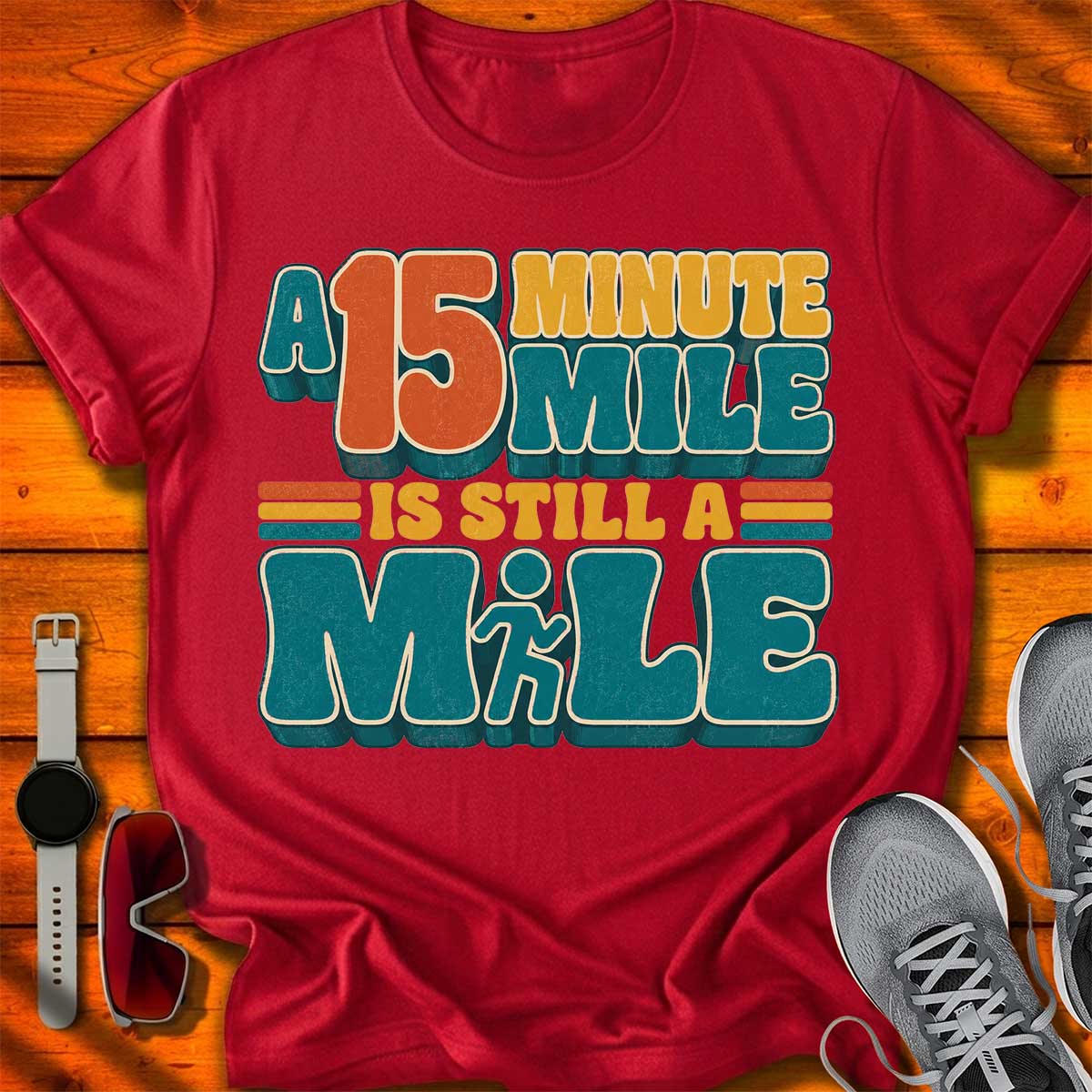 A 15 Minute Mile T-Shirt DC UF