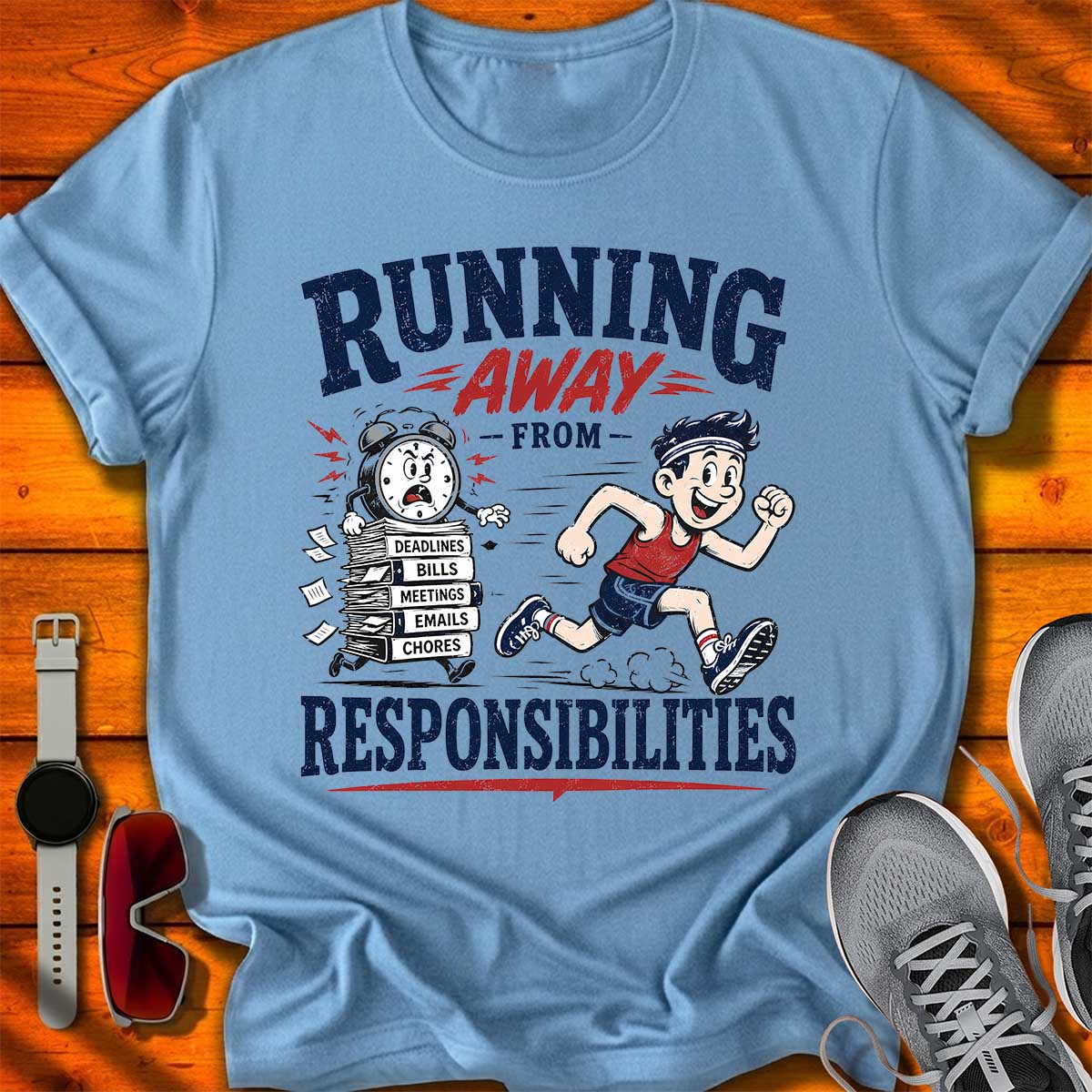 Running Away from Responsibilities T-Shirt LC UF