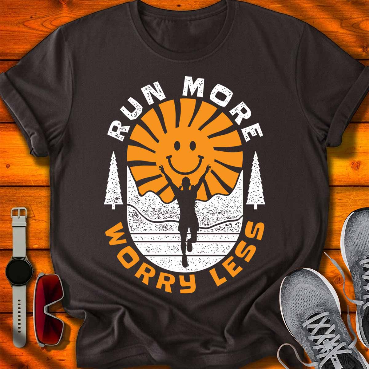 Run More Worry Less II T-Shirt DC UF