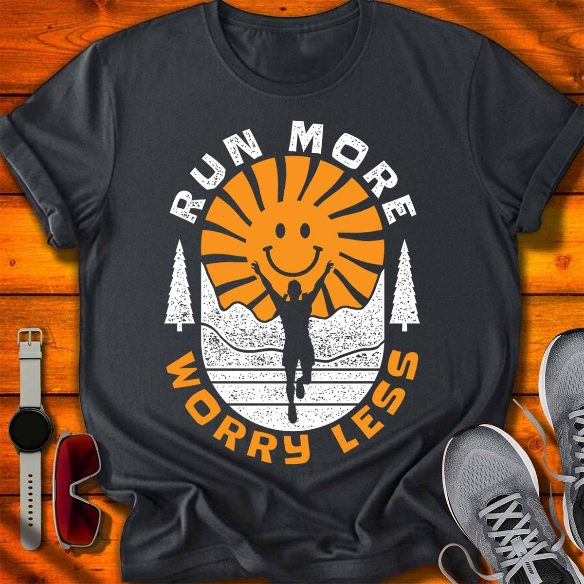 Run More Worry Less II T-Shirt DC UF