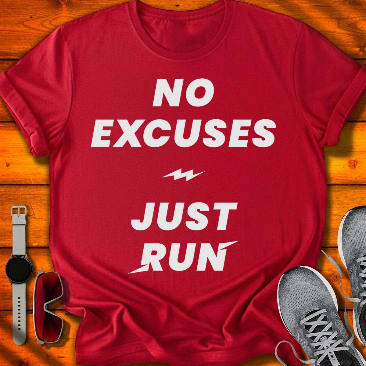 No Excuses Just Run T-Shirt DC UF