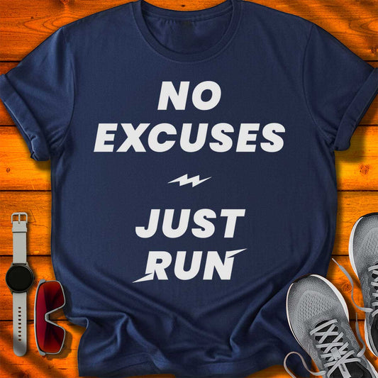 No Excuses Just Run T-Shirt DC UF