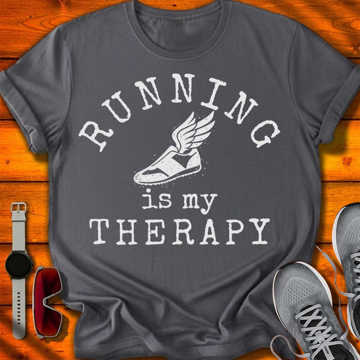 Running is my Therapy II T-Shirt DC UF