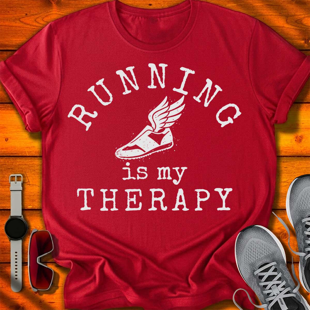 Running is my Therapy II T-Shirt DC UF