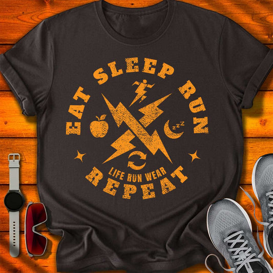 Eat Sleep Run Repeat T-Shirt DC UF