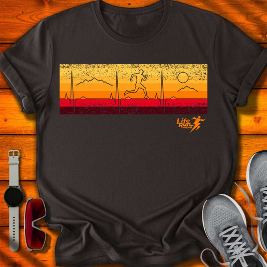 Running Retro Heartbeat T-Shirt DC UF