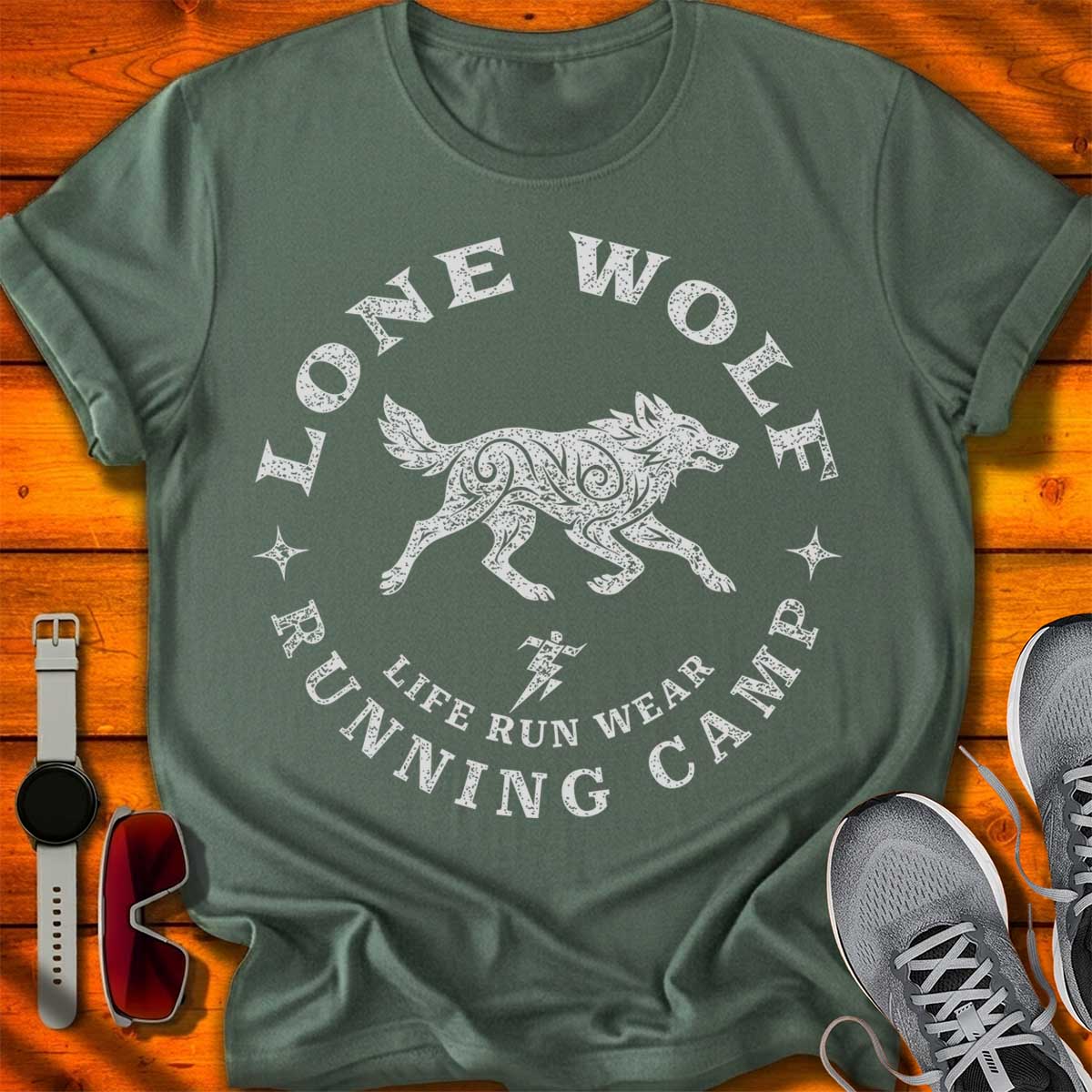 Lone Wolf Running Camp T-Shirt DC UF