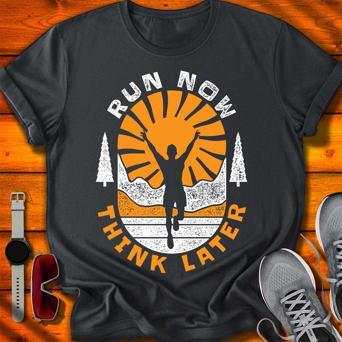 Run Now Think Later T-Shirt DC UF