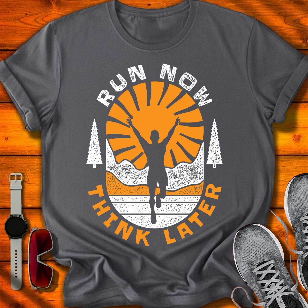 Run Now Think Later T-Shirt DC UF