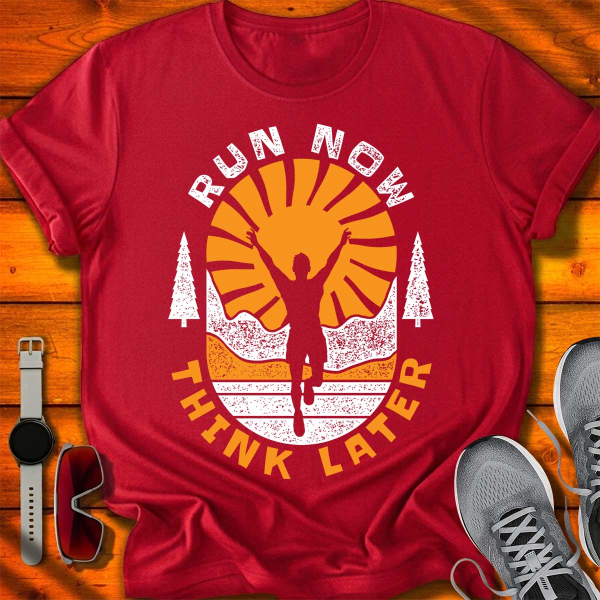 Run Now Think Later T-Shirt DC UF
