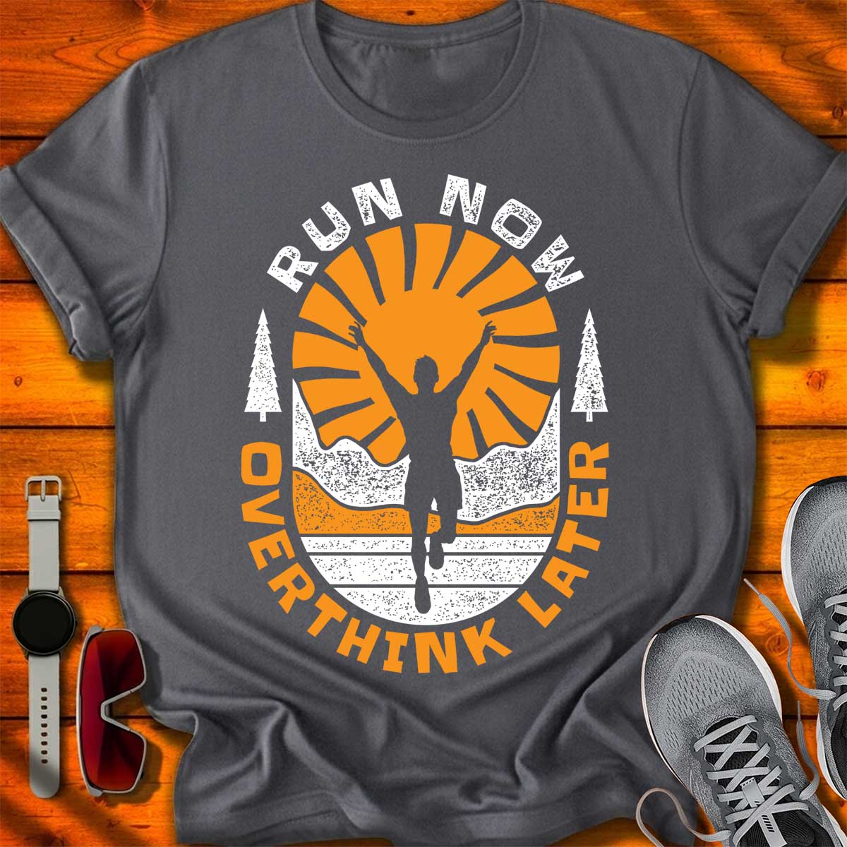 Run Now Overthink Later T-Shirt DC UF