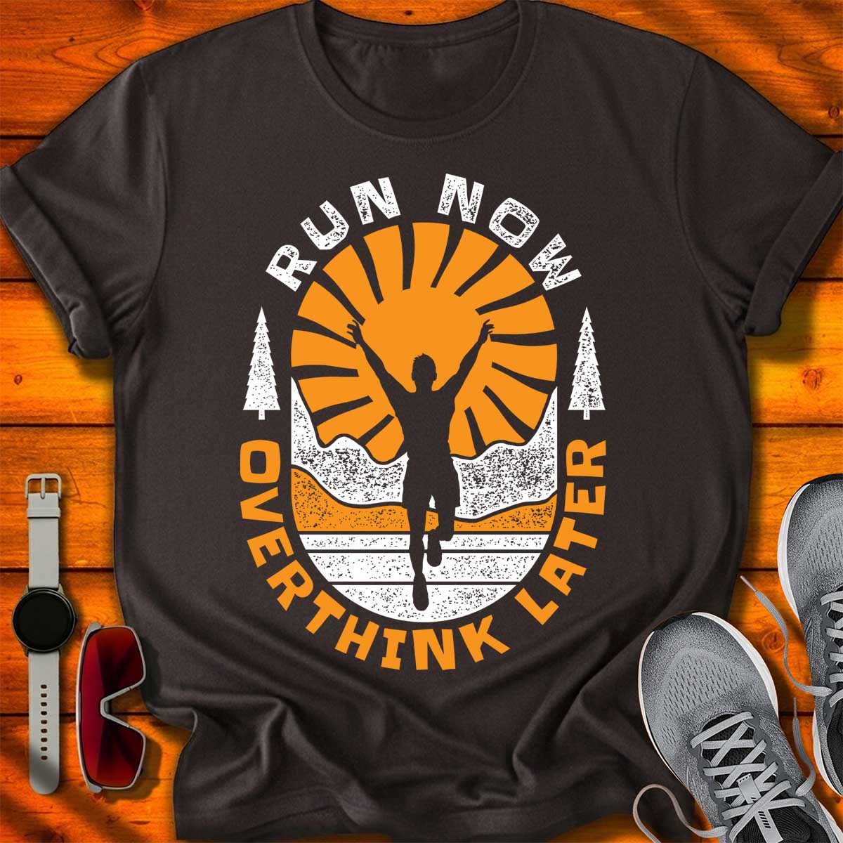 Run Now Overthink Later T-Shirt DC UF