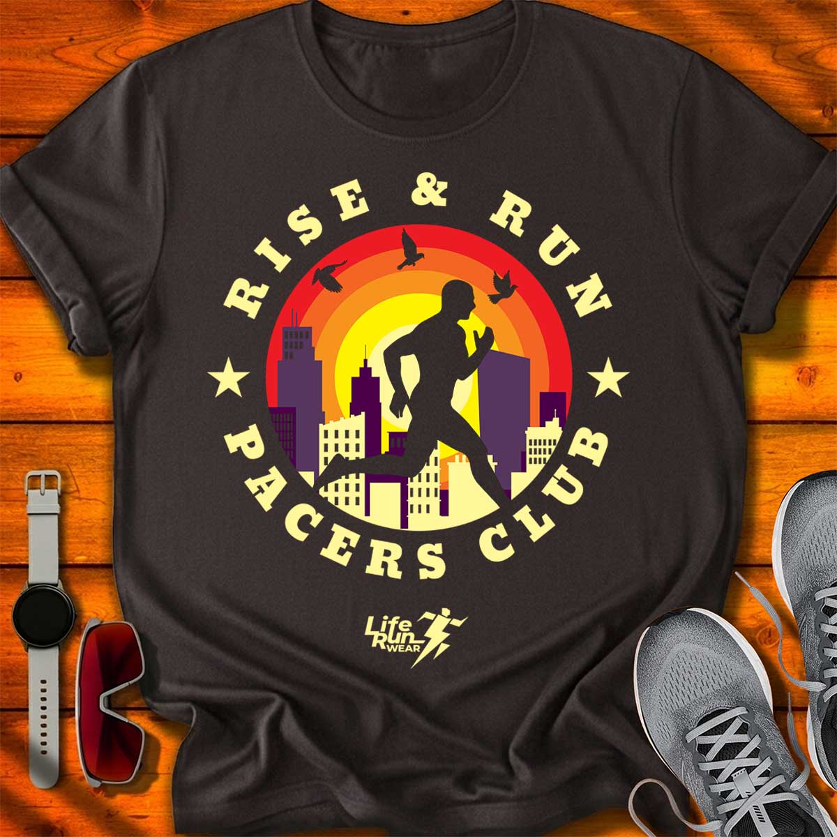Rise and Run Pacers Club T-Shirt DC UF