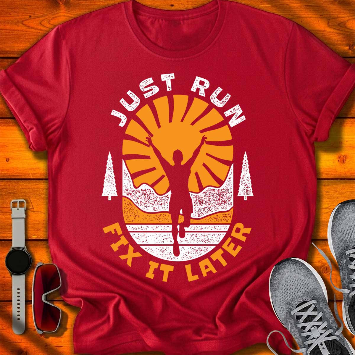 Just Run Fix It Later T-Shirt DC UF