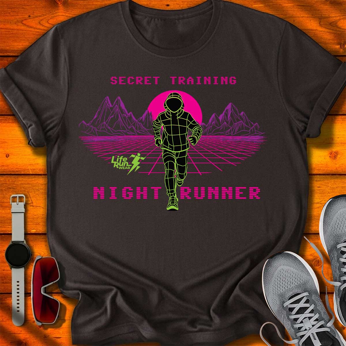 Night Runner Grid T-Shirt DC UF