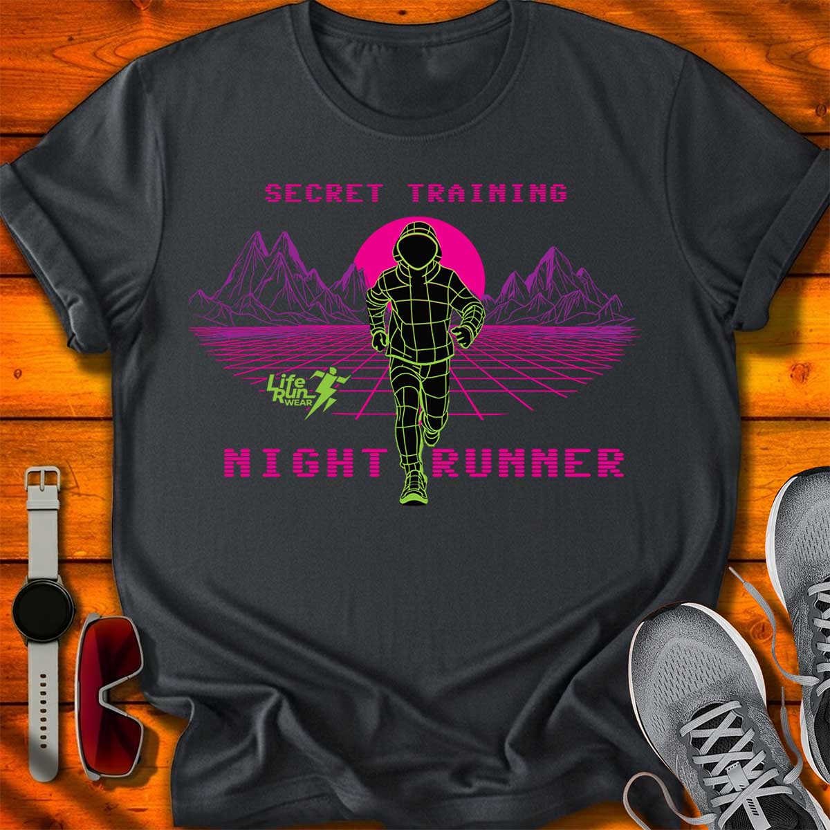 Night Runner Grid T-Shirt DC UF