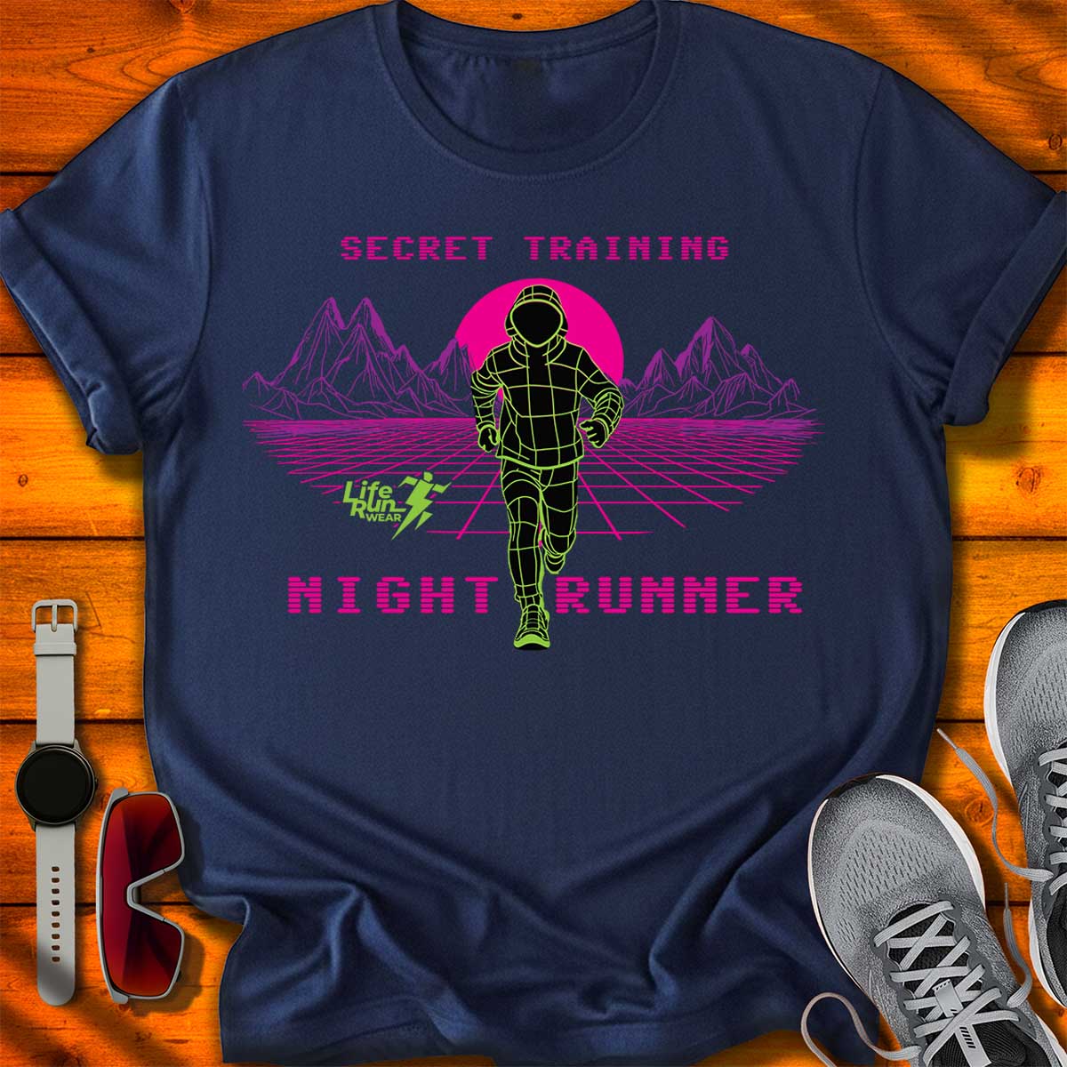 Night Runner Grid T-Shirt DC UF