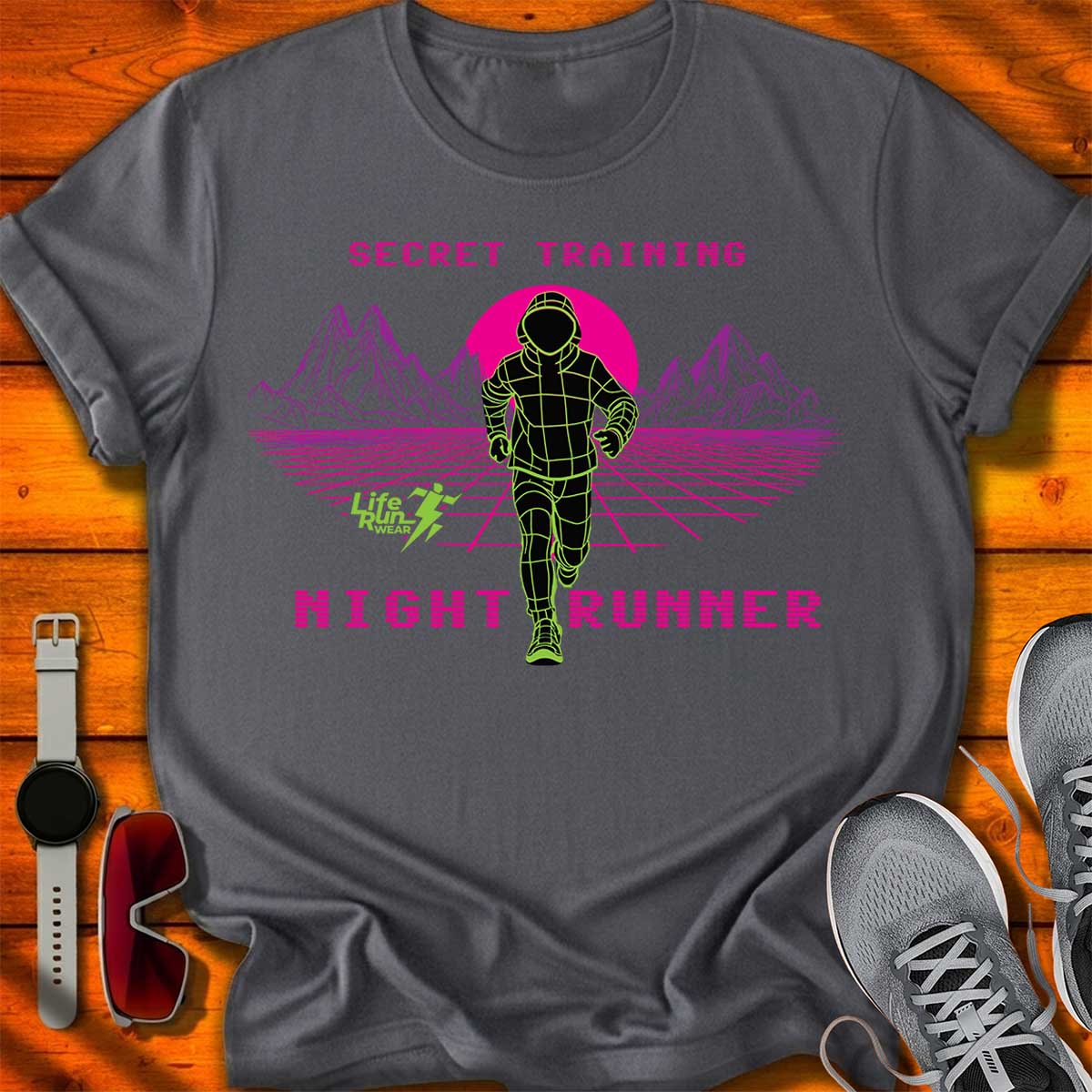 Night Runner Grid T-Shirt DC UF