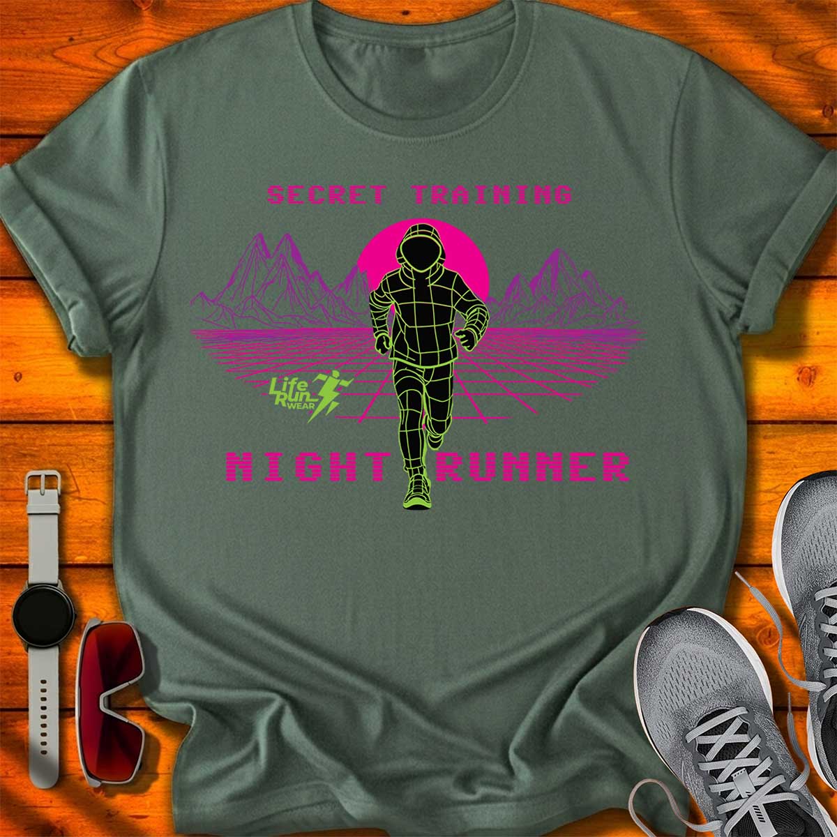 Night Runner Grid T-Shirt DC UF