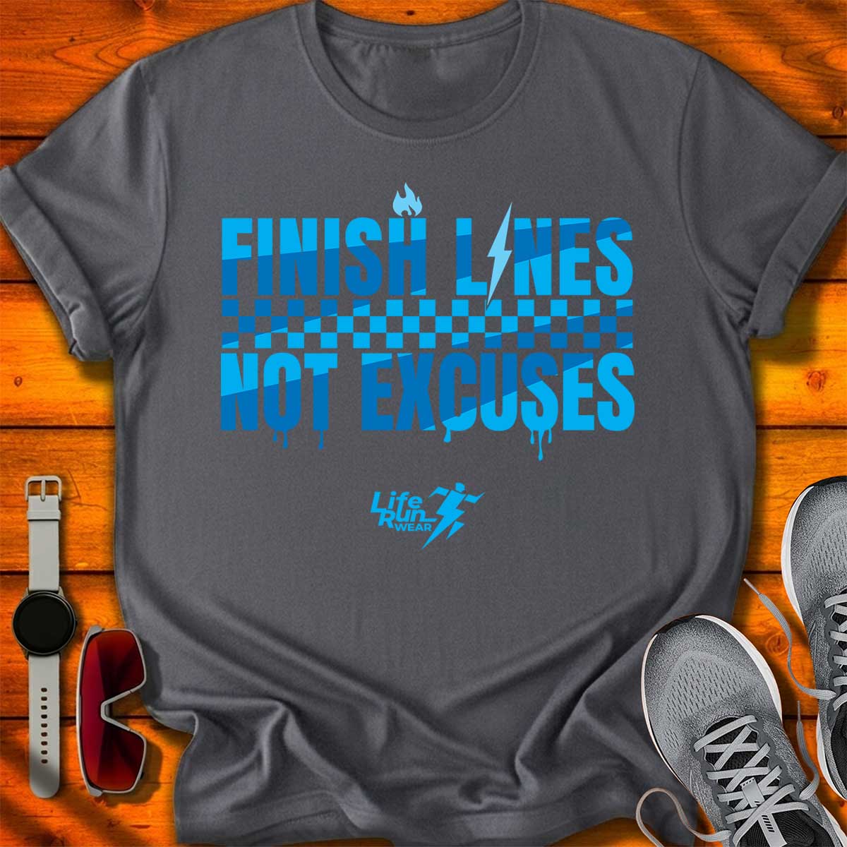 Finish Lines Not Excuses T-Shirt DC UF