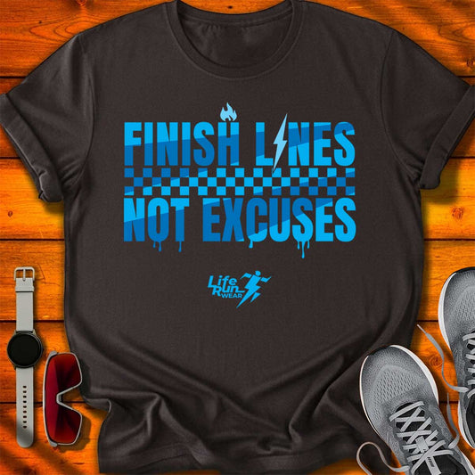 Finish Lines Not Excuses T-Shirt DC UF