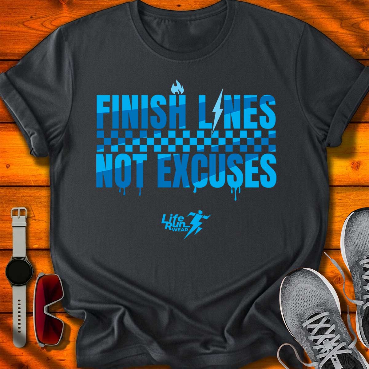Finish Lines Not Excuses T-Shirt DC UF