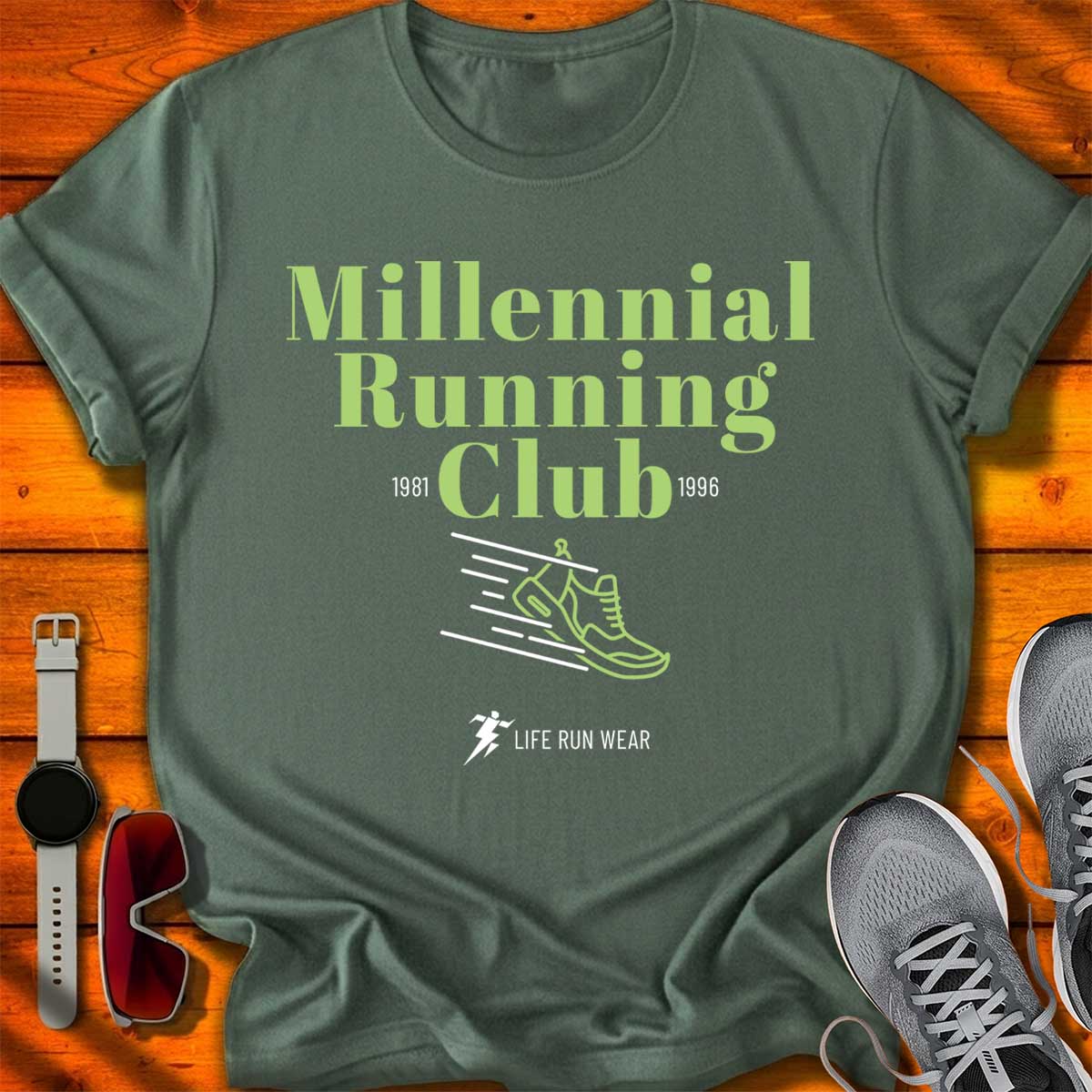 Millennial Running Club Classic T-Shirt DC UF