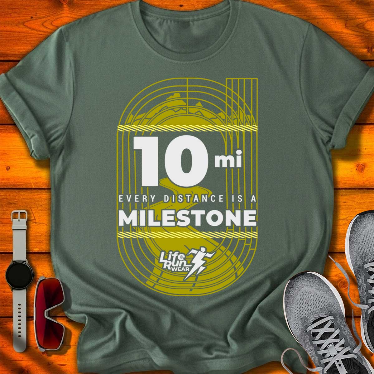 10 mi Milestone T-Shirt DC UF