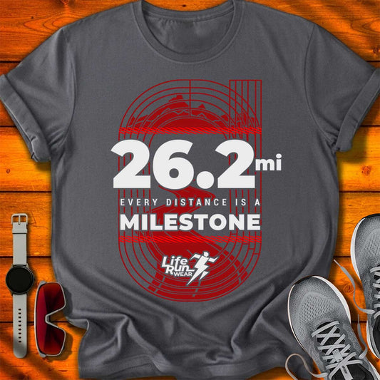 26.2 mi Milestone T-Shirt DC UF