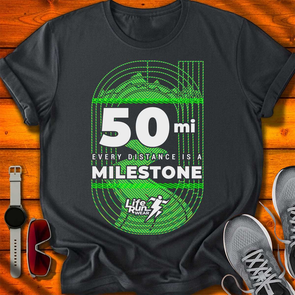 50 mi Ultra Milestone T-Shirt DC UF