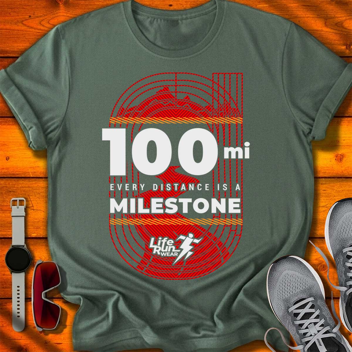 100 mi Ultra Milestone T-Shirt DC UF
