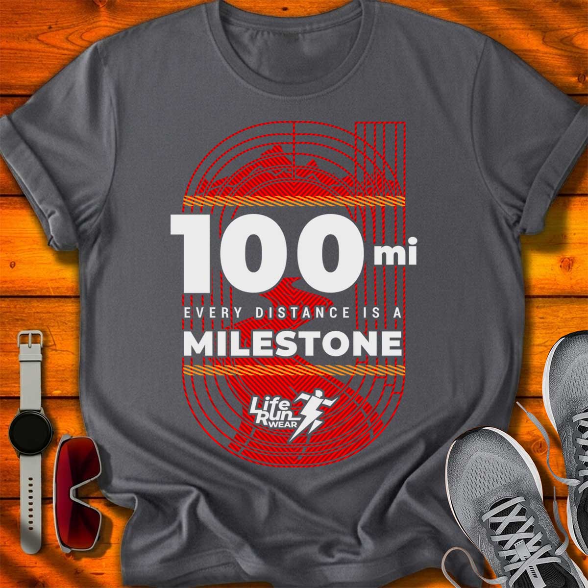 100 mi Ultra Milestone T-Shirt DC UF