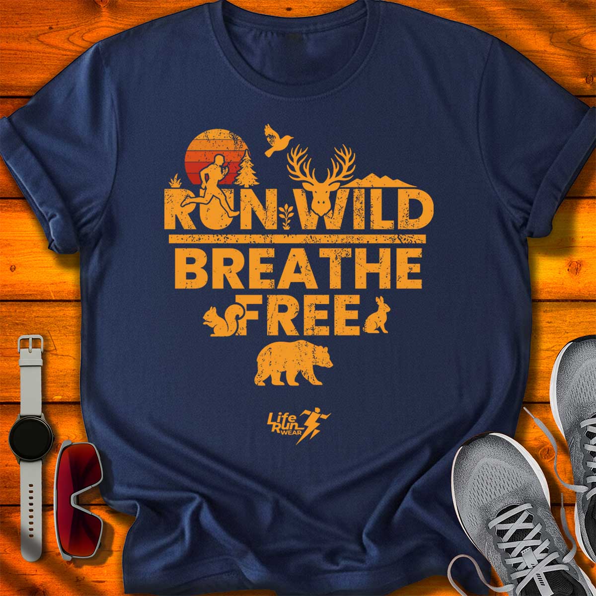 Run Wild Breathe Free T-Shirt DC UF