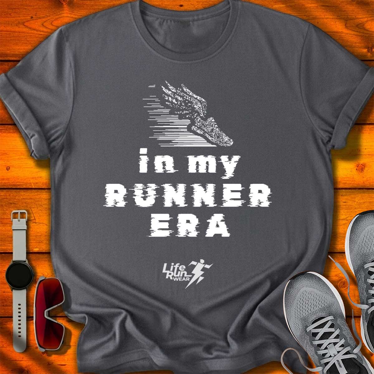 In my Runner Era Glitch T-Shirt DC UF