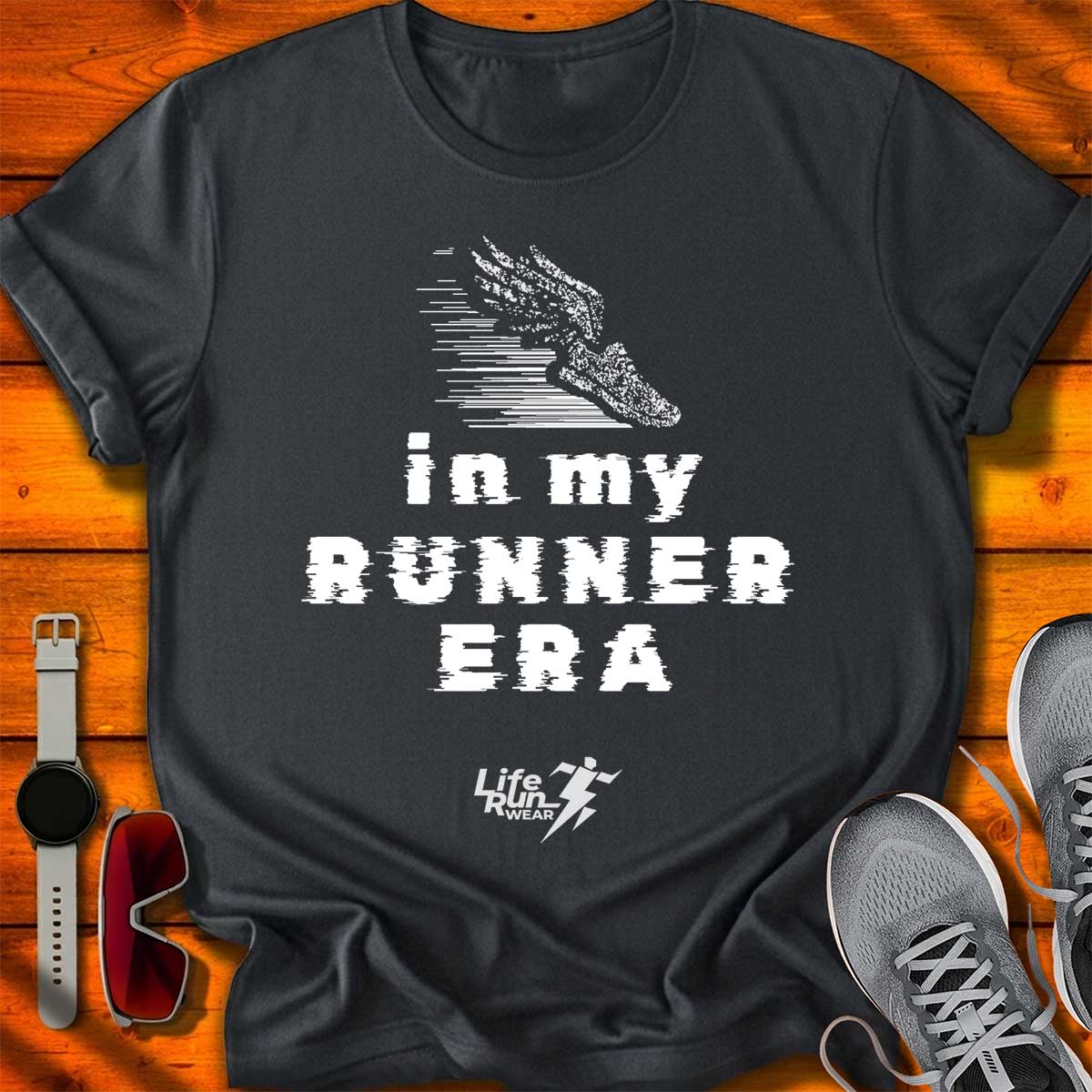 In my Runner Era Glitch T-Shirt DC UF