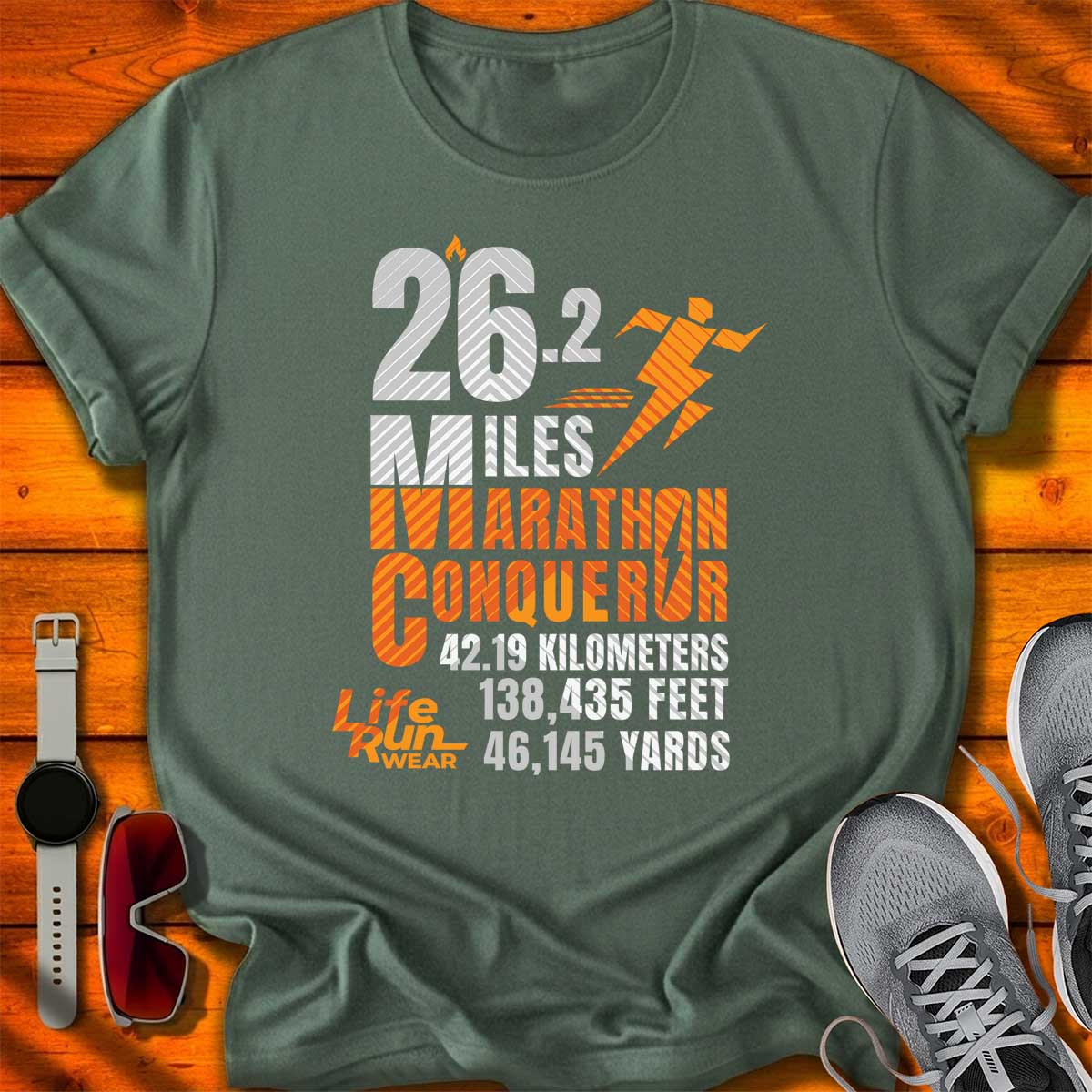 26.2 Miles Math T-Shirt DC UF